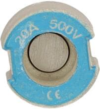 Protec.class PPSE20 DII-Pass-Schraub-Einsatz, 20A, E27, blau (05104986)