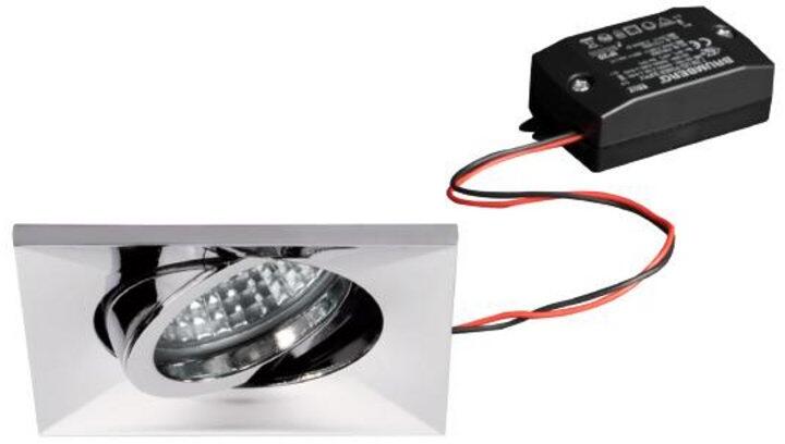 Brumberg BERRIE-S LED-Einbaustrahlerset schaltbar, 6W, 680lm, 3000K, chrom glänzend (38327023)