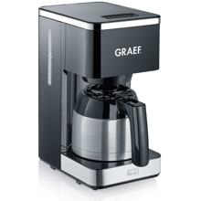 Graef FK412 Filterkaffeemaschine, 8 Tassen, 900 Watt, schwarz