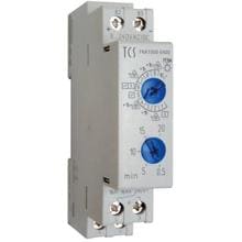 TCS FNA1000-0400 Treppenlicht-Zeitschalter, Multifunktionsgerät mit 10 wählbaren Funktionen, Hutschiene 1 TE