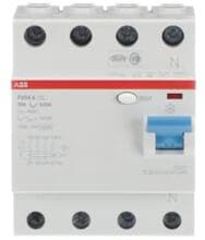ABB F204A-25/0,03 FI-Schalter, 25A/0,03mA, 4-Polig, Typ A (2CSF204101R1250)