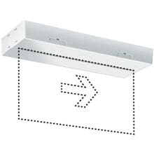 Esylux SLX Rettungszeichenleuchte, LED Display, 32m Erkennungsweite, 24–230 V, weiß