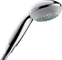 hansgrohe Crometta 85 Duschkopf 1 Strahlart, Kunststoff, 16 l/min, 85 mm, Chrom (28585000)