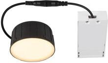 SLV DOWNLIGHT V Einbauleuchte, 100mm Ausschnitt, 3000/4000K, 610/640lm, 6W, schwarz (1007508)