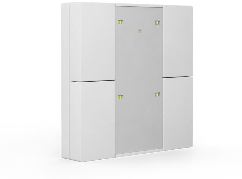 MDT KNX Plus 55 TS Taster, 4-fach, reinweiß matt (BE-TA55T4.02)