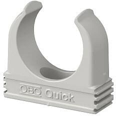 OBO Bettermann 2955 M32 Quick-Schelle – 50 Stück, Schwarz, Polypropylen, Neuware