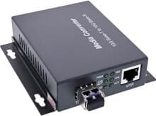 InLine Netzwerk Media Konverter 10Gb/s TP zu SFP+ LWL (für LC Duplex), SM, 10km (66659F)