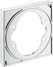 hansgrohe ShowerSelect Glas Verlängerungsrosette, Kunststoff, Chrom (13604000)