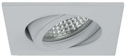 Brumberg TIRREL-S Einbaustrahler, GX5,3, MR16, max. 13W LED, 12V AC/DC, quadratisch, schwenkbar, Aluminium, aluminium matt (0065.25)