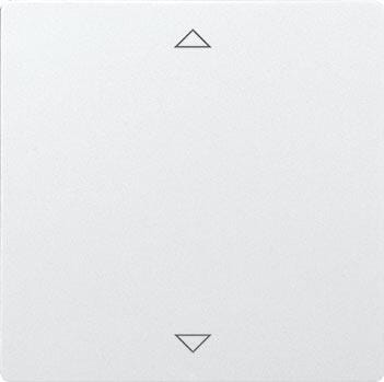 Eltako W-F2T55E-wg+2P Wippe im E-Design55, lasergraviert für Funktaster, 55x55mm, reinweiß glänzend (30055967)