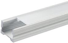 Nobile Alu U-Profil 3 OP für Bänder bis 15mm, 2000x19x13 mm (5011147801)