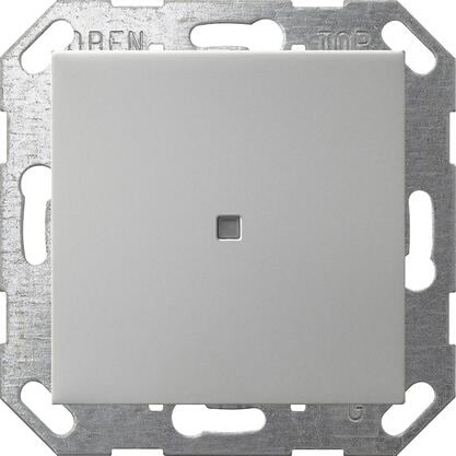 Gira 5171600 KNX Taster, Wippe 1fach, System 55, Edelstahl