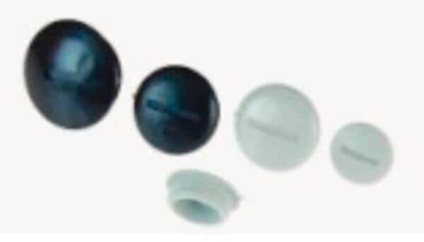 Plica BLISTO M16 PA 6 Blindstopfen, M 16, rund, mit Schlitz, lichtgrau (907215616)