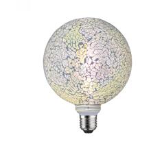 Paulmann Miracle Mosaic Edition Standard 230V LED Globe G125 E27 470lm 5W 2700K dimmbar, weiß (28745)