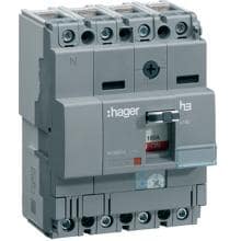 Hager HNA101H Leistungsschalter h3 x160 TM ADJ 4P4D N0-100% 100A 40kA CTC
