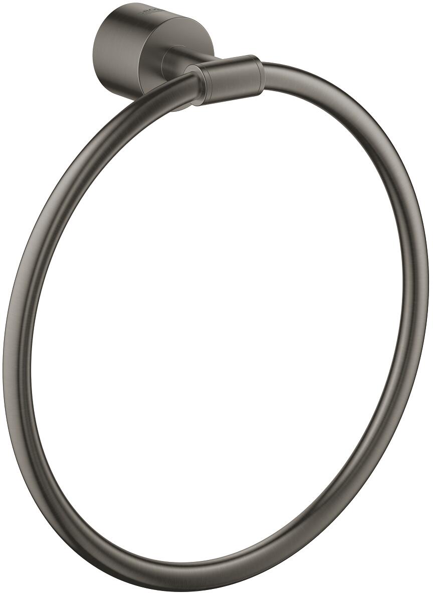 GROHE Atrio Handtuchring, hard graphite gebürstet (40307AL3)