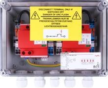 Dehn DCU 2 YPV 1+2 1000 2M 2S FM GAK im Gehäuse IP65 f. PV-Anl. 2 MPPT und je 2 Strings b. 1000V DC (900976)