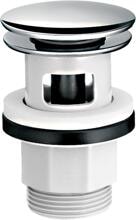 hansgrohe Ablaufgarnitur Push-Open für Waschtisch und Bidet, glasfaserverstärkter Kunststoff, chrom (50105000)