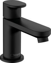 hansgrohe Vernis Blend Standventil 70 mit Hebelgriff für Kaltwasser oder vorgemischtes Wasser ohne Ablaufgarnitur, Messing, 5 l/min, mattschwarz (71583670)