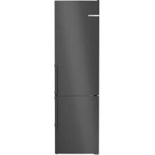 Bosch KGN39VXAT EEK: A Stand Kühl- Gefrierkombination, 60cm breit, 363L, VitaFresh XXL, NoFrost, LED Beleuchtung, Super-Kühlen, VitaFresh XXL, schwarz