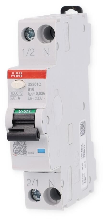 ABB DS301CA-B16/0,03 FI/LS-Schalter 6kA, Typ A (2CSR255163R1165)