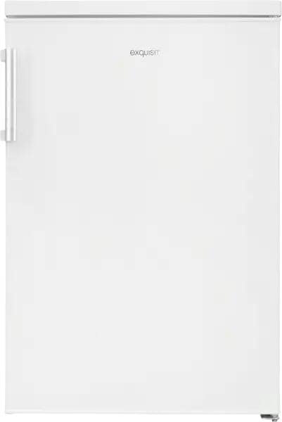 Exquisit KS16-4-H-010C Stand Kühlschrank, 56 cm breit, 120 L, LED-Beleuchtung, weiß