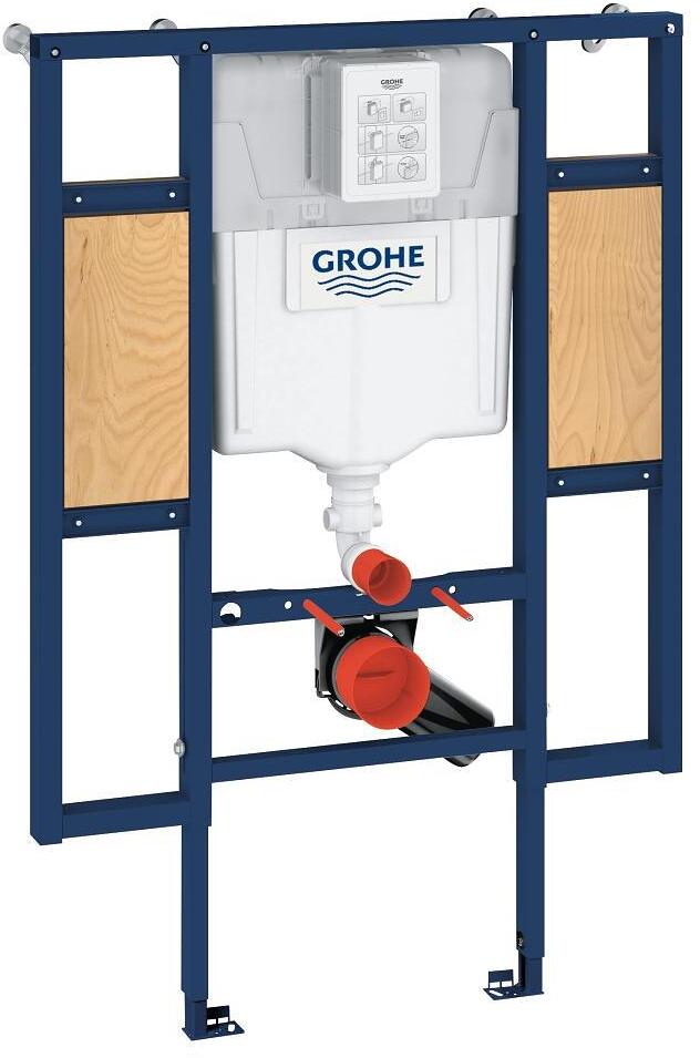 GROHE Sanitärsystem Rapid SL, WC-Handicap 6-9 l, 1,13m, EcoJoy, weiß (39140000)