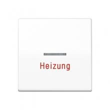 Jung AS591HBFWW Wippe mit Lichtleiter und Aufschrift "heizung", alpinweiß