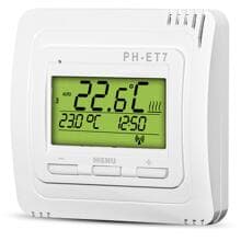 Elektrobock PH-ET7-V Funk-Thermostat für Elektroheizung, Weiß