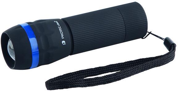 Protec.class PZTL Zoom-Taschenlampe 1W-LED (PZTL)