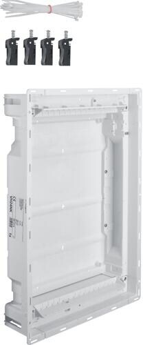 Hager VH24NK Volta Mauerkasten, Hohlwand, 24 PLE, Kunststoff, weiß