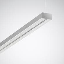 Trilux LED-Hängeleuchte für Einzel- oder Lichtbandanwendungen SFlow H2-L MRX LED6400-840 ED 03, silbergrau (6899751)