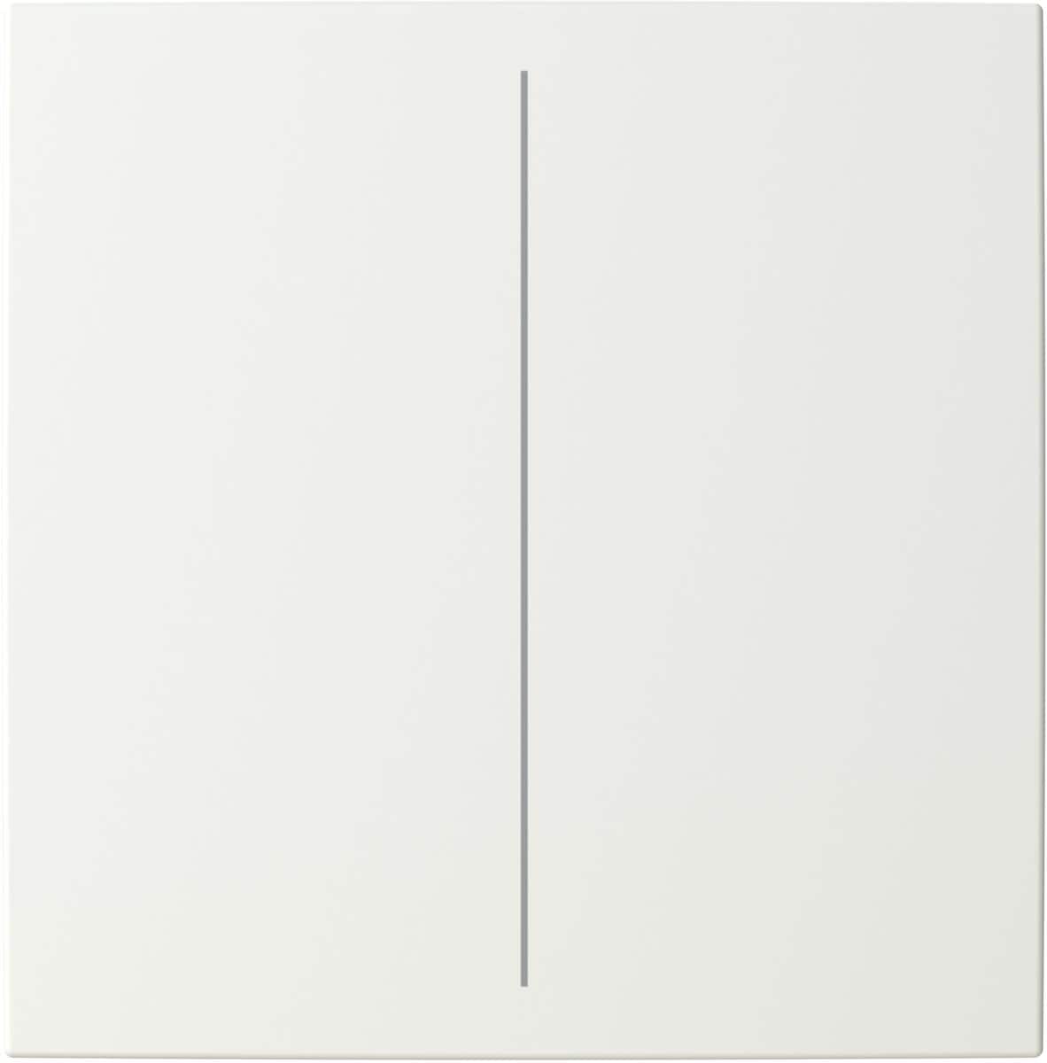 Busch-Jaeger LFW/A.2.55.11-914 Abdeckung für Keypad, balance SI, 2-fach, alpinweiß (2CKA006199A0164)