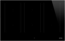 Smeg SIM3864D Induktionskochfeld, 80 cm breit, Eclipse-Glaskeramik, C-Schliff, 3 MultiZonen, TouchControl, schwarz