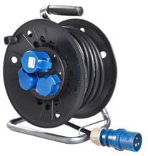 Weingärtner Kabeltrommel CEE 25m ergonomisch, schwarz (40151)