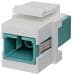 Jung SCOM3AQ Glasfaser Keystone-Modul 1fach, aqua