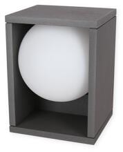 helestra A182202.93 Anou Wandleuchte, IP65, 8,3 Watt, 590 lm, graphit