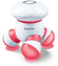 Beurer MG 16 Mini-Massagegerät, Vibration, LED-Licht, rot