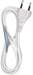 EMOS S12252 Netzkabel, H03VVH2-F, 2x 0,5mm², Länge 2m, PVC, weiß (2401520132)