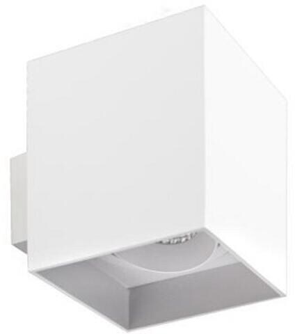 Brumberg M1 Wand-Anbaumodul, quadratisch, L x B 90 x 90 mm, Höhe 115 mm, Modulhalterung vertieft, schwenkbar, weiß struktur (45205170)