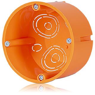 f-tronic Hohlwand-Abzweigdose E119, Ø 74 mm, orange (7350043)