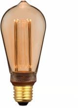 Nordlux Deco E27 ST64 Retro Dim Leuchtmittel, 3,5W, 120lm, 1800K, goldfarben (2080082758)