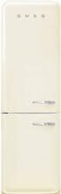 Smeg FAB32LCR6 50"s Style Retro Stand Kühl-Gefrierkombination, 60 cm breit, 331 L, Linksanschlag, Multiflow, LED-Display, creme