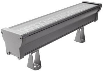 Brumberg LAVILO II MINI LED-Wallwasher, IP66, DALI dimmbar, schwenkbar, 42W, L=635mm, 3000K, 5300lm, 30°, titan (60883643)