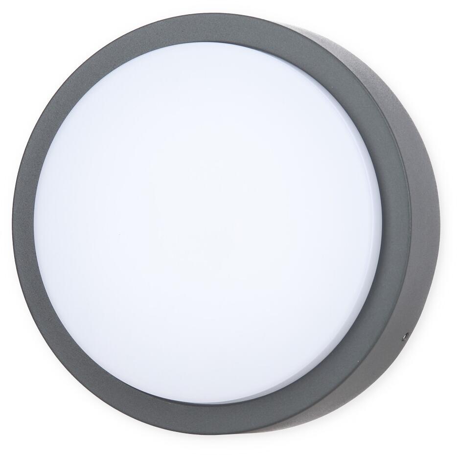 Trio 227260142 Wandleuchte BREG, IP54, 8,5W, 850lm, 3000K, anthrazit