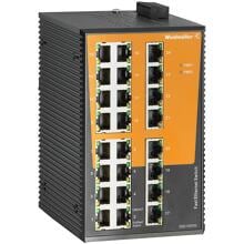 Weidmüller IE-SW-EL24-24TX Netzwerk-Switch, unmanaged, Fast Ethernet, 24x RJ45, IP30, -40 °C - 75 °C (2682190000)