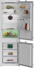 Beko B3BCNA294HS Einbau Kühl-Gefrierkombination, Nischenhöhe 177,5 cm, 270 L, NoFrost, Schlepptürtechnik, LED Illumination