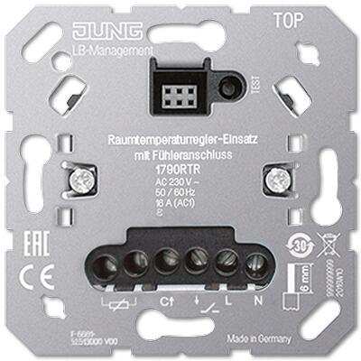 Jung 1790RTR Raumtemperaturregler-Einsatz, Serie CD
