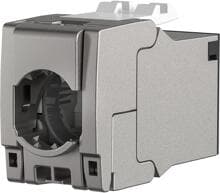 EFB RJ45 Keystone Slimline/ Shortbody Cat.6A Komponentenzertifiziert, silber (E-20094)