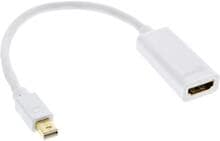 InLine Mini DisplayPort HDMI Adapterkabel mit Audio, 4K/30Hz (17193E)